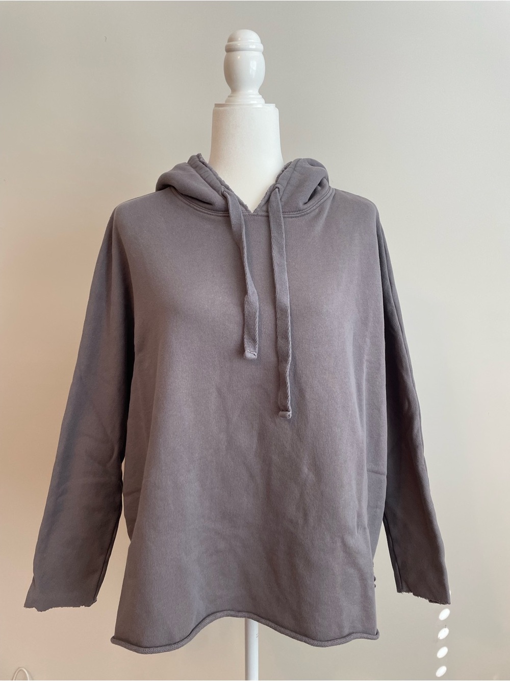 Frank & Eileen Dark Gray Kane Sweatshirt Hoodie in Triple Terry Fleece